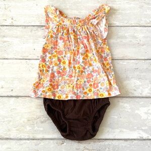 Carters 9m Baby Girl Summer Outfit Set Dress Bloomers Floral Print Tank Top